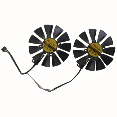 95mm Original ASUS STRIX GTX970 R9 380 Dual Fan 5Pin FD10015H12S 12V 0.55A - Image 1 of 2