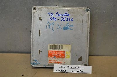8966112490 Unidad de control del motor Toyota Corolla 1990 módulo ECU 20 2a2 B6 Foto 1 de 3