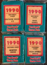 1990 ProCards SOUTHERN OREGON A's Minor League Complete Team Set  B2018415