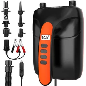 SUP Air Pump, 20PSI Electric Paddle Board Pump with LCD Screen and Auto-Off F... - Picture 1 of 7