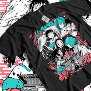 Camiseta No-Face Spirited Away Ghibli Chihiro Haku Niña Anime Regalo Camisa Todas las Tallas - Imagen 1 de 6