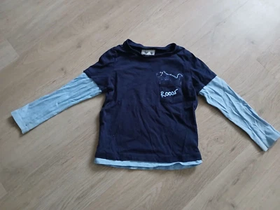 Baby Langarmshirt Schlafanzugoberteil Größe 98 von Impidimpi - Bild 1 von 2