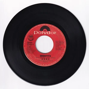 Philippines ABBA Chiquitita / Lovelight 45 rpm Vinyl POLYDOR Record - Picture 1 of 4