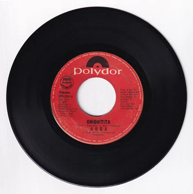 Philippines ABBA Chiquitita / Lovelight 45 rpm Vinyl POLYDOR Record - Image 1 of 4