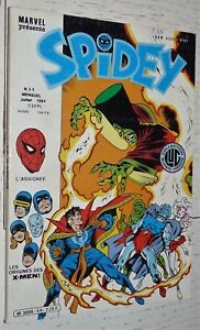 PETIT FORMAT MARVEL LUG EO SPIDEY N°54 1984 SUPER-HEROS X-MEN CRYSTAR SPIDER-MAN