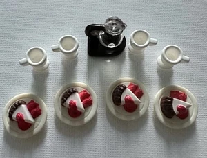 Sylvanian Families Miniature Coffee & Cake Set – Coffee Pot – Café Accessory - Picture 1 of 4