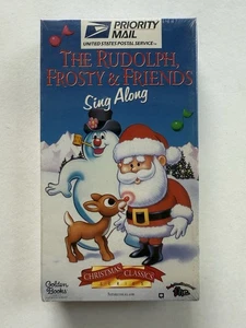 The Rudolph, Frosty & Friends Sing Along (VHS, 1996) New, Sealed USPS Movie - Picture 1 of 2