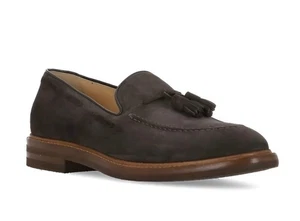 BRUNELLO CUCINELLI MENS LOAFERS IN DARK BROWN - Picture 1 of 4