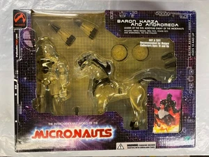 Palisades 2002 Micronauts Clear Baron Karza Andromeda Takara Microman Brand New - Picture 1 of 14