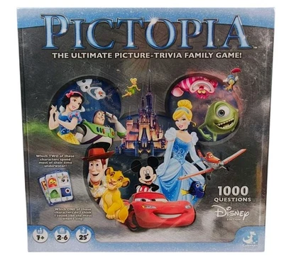 Disney Pictopia Trivia quiz Card Board Game - Brand new, family fun - Image 1 of 4