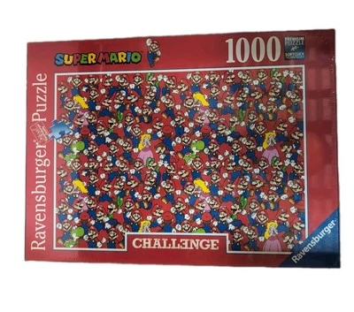 Super Mario Puzzle Challenge 1000pc Jigsaw Puzzle - Image 1 of 2