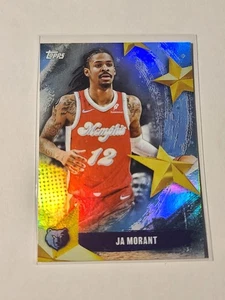 2025-26 Topps Stars of the NBA Ja Morant #SA-24 Rainbow Foil Memphis Grizzlies - Picture 1 of 2