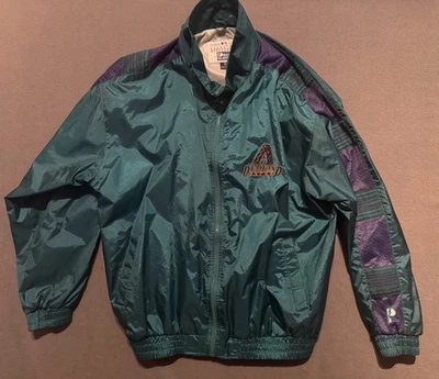 Vintage 90s Arizona Diamondbacks Pro Player Windbreaker Jacket Mens Size XL - Image 1 of 4