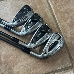 TaylorMade M2 & M1 & RSI 1 Iron Set 4 - Graphite Steel Mens RH Assorted Demo - Picture 1 of 16