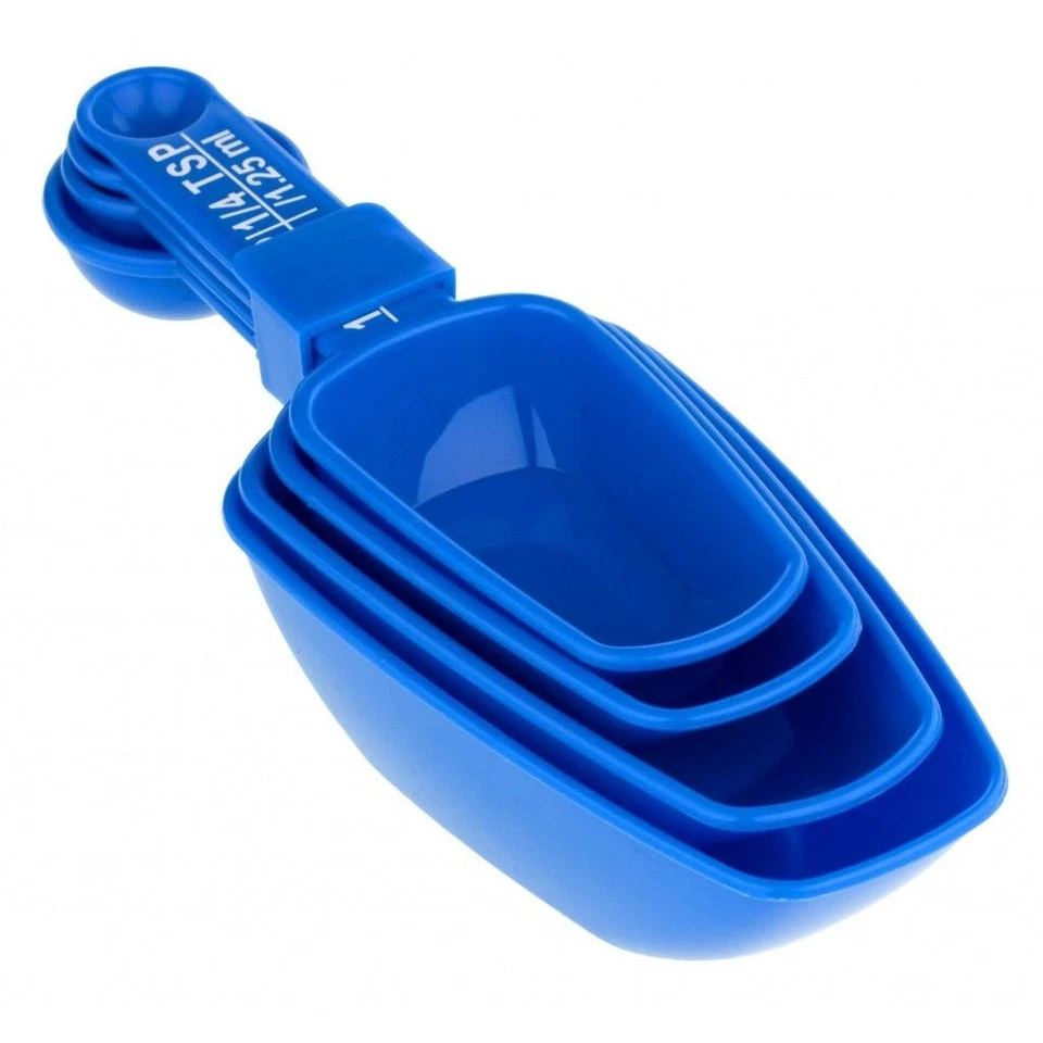 Chef Aid - Set di cucchiai dosatori con misurini (set da 4) (ST1806) - Immagine 1 di 1
