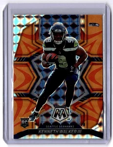 2022 Panini Mosaic #308 Kenneth Walker III Mosaic Reactive Orange - Picture 1 of 2