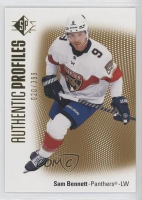 2021-22 SP Retail Authentic Profiles Gold /399 Sam Bennett #AP-18 - Image 1 of 2