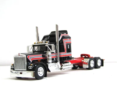 DCP Custom cuadro estirado Kenworth W900A aerodinámico tractor cama 1/64 sin caja Foto 1 de 4