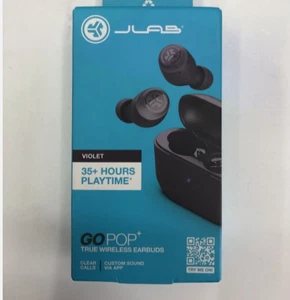 Genuine Jlab Go Air Pop True Wireless Bluetooth Earbuds Black/NEW BOXED. - Picture 1 of 1
