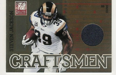 2011 DONRUSS ELITE STEVEN JACKSON JERSEY /299 CRAFTSMEN ST. LOUIS RAMS - Image 1 of 2