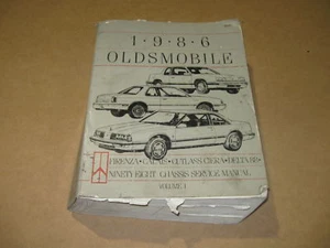1986 Oldsmobile Firenza Cutlass 88 98 Service Manual ek - Picture 1 of 1