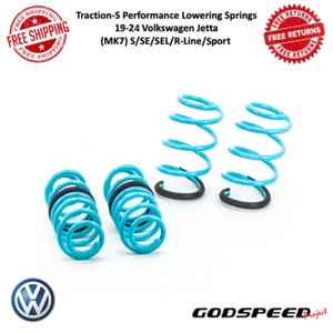 Godspeed Traction-S Perf Lowering Springs For 19-24 Volkswagen Jetta MK7 Non-GLI - Picture 1 of 6