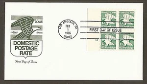 #2111 (22c) "D" & Eagle Artmaster FDCPB4 - Picture 1 of 2