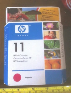 HP Invent 11 Ink Cartridge Magenta Expired Ink Sealed Unused 28ml - Picture 1 of 2