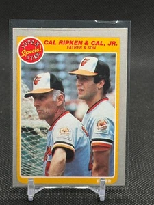 1985 Fleer Cal Ripken & Cal, Jr. Father & Son #641 - Baltimore Orioles - Picture 1 of 2