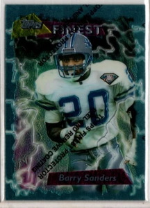 1995 Topps Finest Football #250 Barry Sanders LIONS HOF - Picture 1 of 1