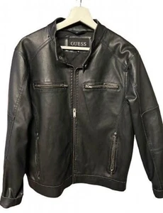 Guess Jacket Men's - Large - Cafe Racer Motorcycle Style - Picture 1 of 1