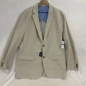 Club Room Men's Classic Fit Solid Tan Sport Jacket/Blazer Size XL New - Picture 1 of 20