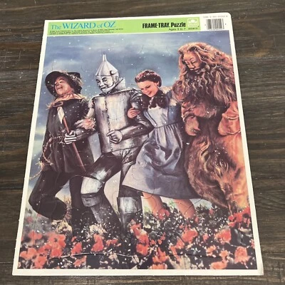Rompecabezas Bandeja Marco Dorado El Mago de Oz 1988 De Colección Foto 1 de 4