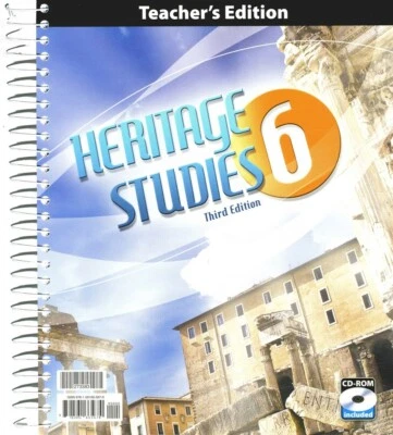 BJU Press Heritage Studies 6 Teacher's Edition with CD Third Edition - 6th Grade - Image 1 of 4