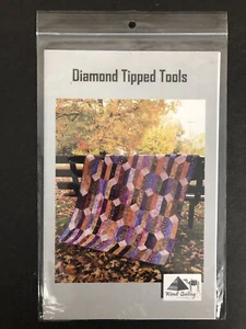 Diamond Tipped Tools Quilt Pattern 43.5" x 61.5" & Tablerunner by Wendt Quilting - Picture 1 of 3