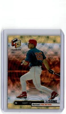 1999 Upper Deck HoloGrFX AuSome Rafael Palmeiro Baltimore Orioles #58 - Image 1 of 2