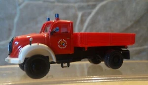 Produttore sconosciuto (traccia H0) Magirus camion vigili del fuoco - modello 76 - Foto 1 di 7