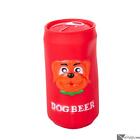 Squeaker Durable Vinyl Pet Dog Beer Stocking Stuffer 4.5" Dog Chew Toy, Assorted