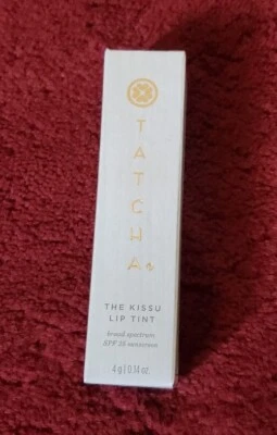 Tatcha The Kissu Lip Tint SPF 25 Plum Blossom NEW - Image 1 of 2