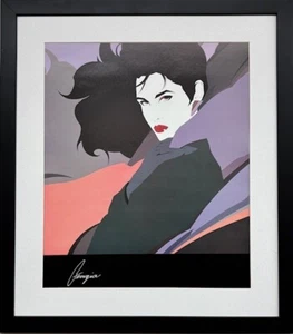 Georgie "Exotic Lady" CUSTOM FRAMED Art Deco Print Figure Woman New - Picture 1 of 3