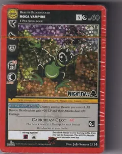 METAZOO NIGHTFALL PRIMERA EDICIÓN - MOCA VAMPIRE - BARAJA SELLADA HOLO COMPLETO - Imagen 1 de 1