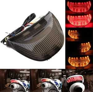 Smoke LED Brake Tail Light Turn Signals For Honda 03-06 CBR600RR CBR1000RR 04-07 - Picture 1 of 9