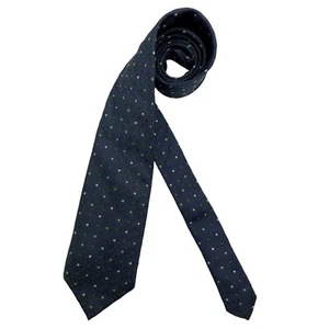 CANALI XL Blue Geometric Polka Dot Silk LUXURY Tie ITALY - Picture 1 of 4