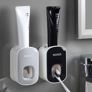 Wall Mount Automatic Toothpaste Dispenser Bathroom Toothpaste Dispenser Holder. - Picture 1 of 13