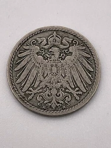1898-A Germany 5 Pfennig Coin Berlin  Mint- Qty 1 Coin  Average Circulated - Picture 1 of 4
