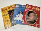 National Doll World Magazine Lot 3 Issues 8/79, 8/80, 8/81   M4