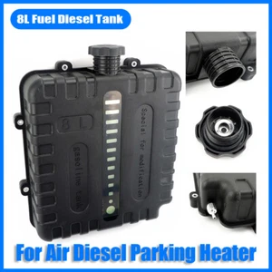 8L Air Diesel Heater Fuel Tank Oil With Cap Black Strong Hard For Car Truck VAN# - Picture 1 of 12