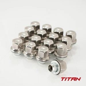1 6 X 1/2 UNF Flat Seat Wheel Nuts Fit Jaguar XJ Series X300 O.E Genuine Alloys - Picture 1 of 3