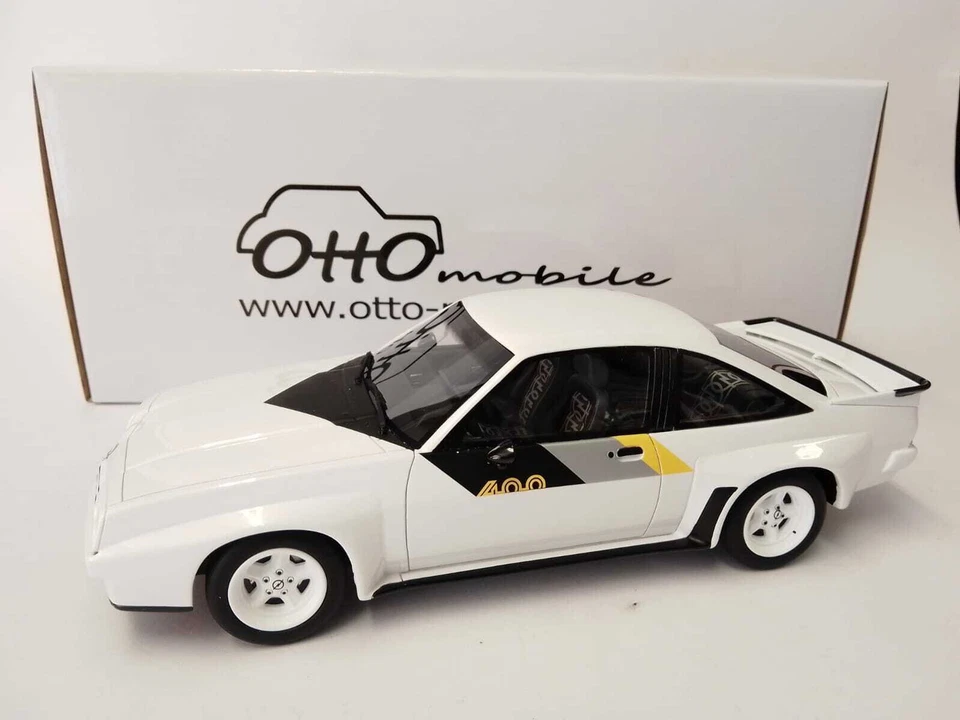OPEL MANTA B 400 1982 WHITE OTTOMOBILE OT921 1 18 RESINE 999 EXEMPLAIRES