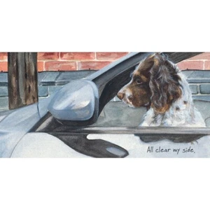 Springer Spaniel Greeting Card, Birthday Or Any Occasion, Little Dog Laughed, - Picture 1 of 3